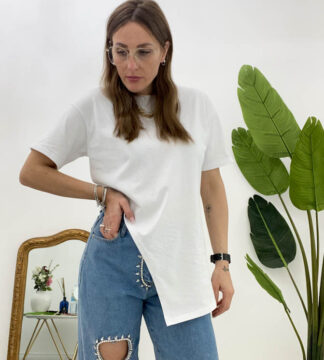 T-shirt asimmetrica