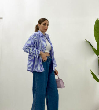 Camicia righe Over