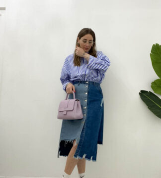 Gonna Jeans Asimmetrica