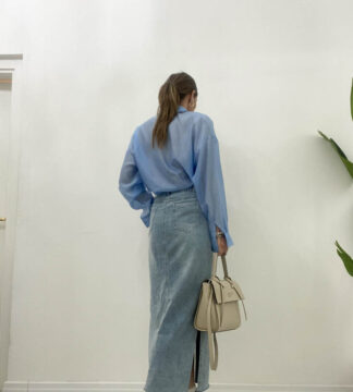 Longuette jeans spacchi