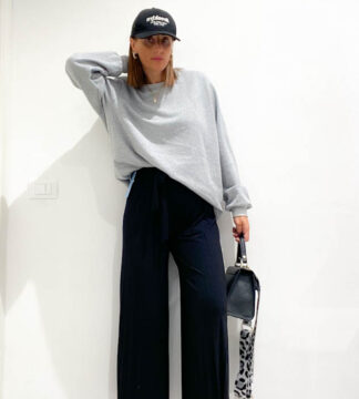 Pantalone plissé