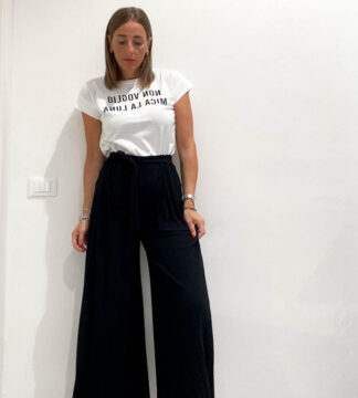 Pantalone plissé