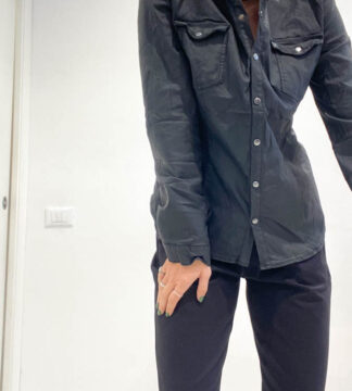 Camicia similpelle