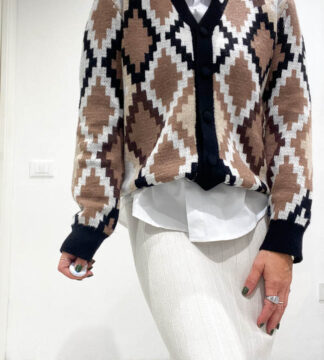 Cardigan rombi