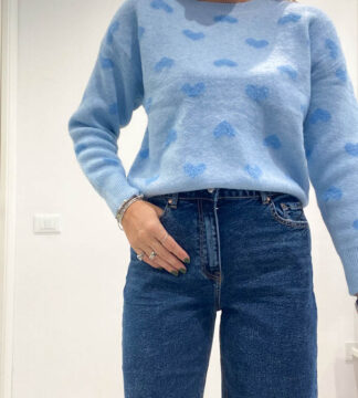 Maglione cuori