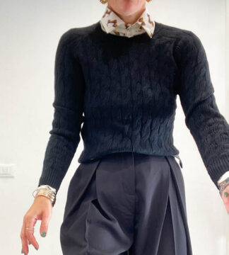 Maglione trecce