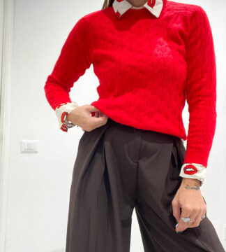 Maglione trecce