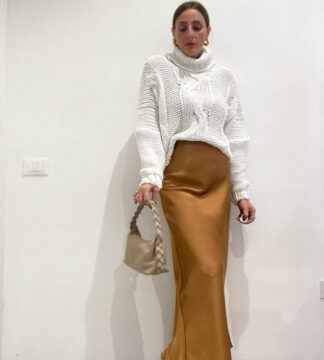 Longuette satin