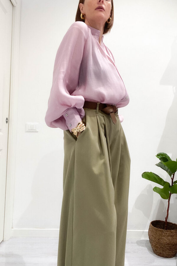 Camicia collo coreana