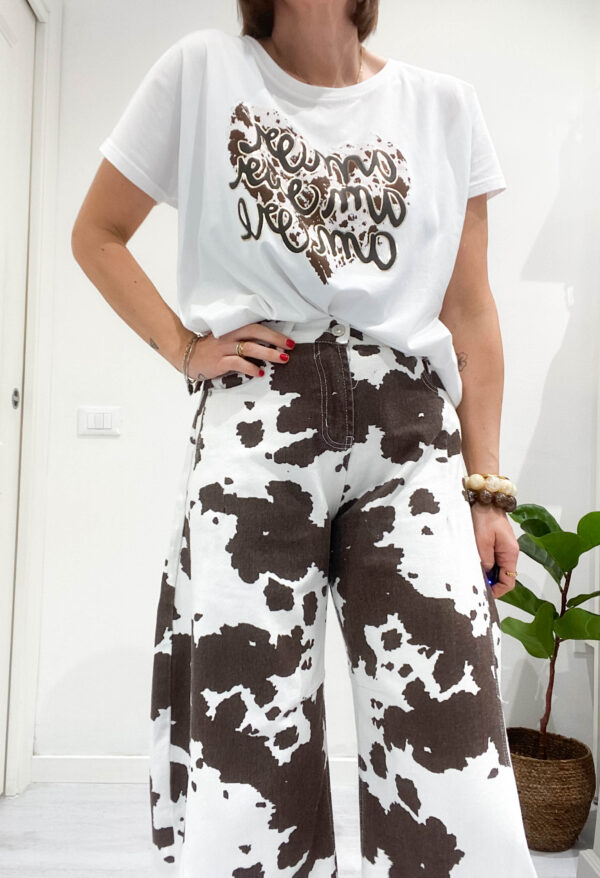 Tshirt cuore muccato
