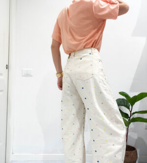 Jeans fiorellini
