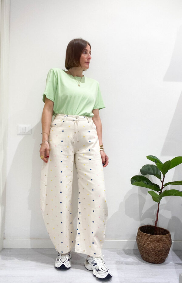 Jeans fiorellini - immagine 4