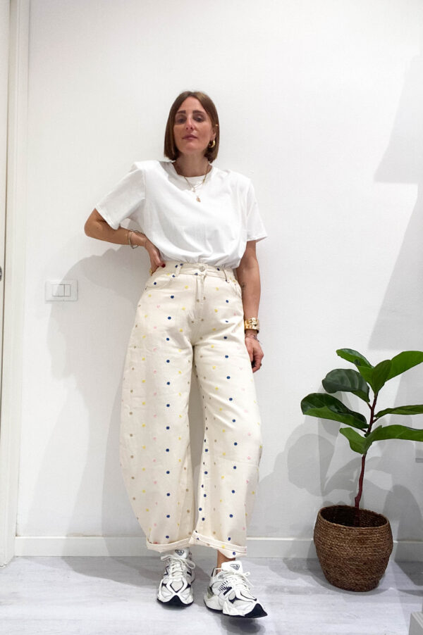 Jeans fiorellini - immagine 3