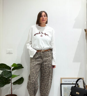 Jeans maculato
